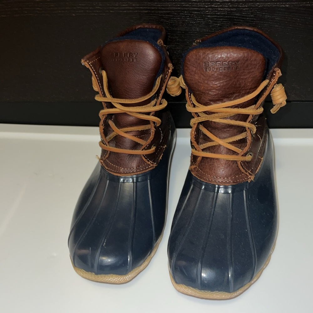 Sperry Shoes Women’s Duck Boot Brown/Blue. Women’s Size 7.5. Like New.
